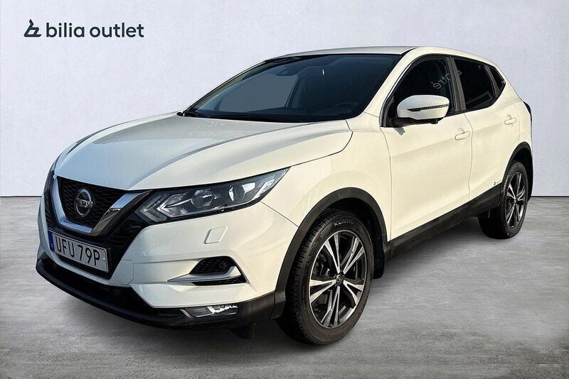 Vit Begagnad 2019 Nissan Qashqai 360º SUV | 194 900 kr (Marknadspris) - Bild 1/4