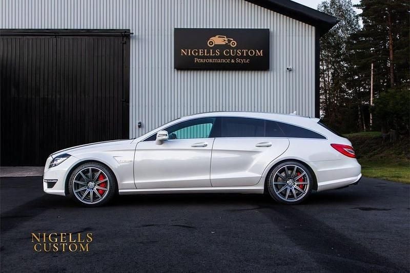 Begagnad Mercedes CLS63 AMG AMG 585 HK (430 kW) 2014 Vit Kombi