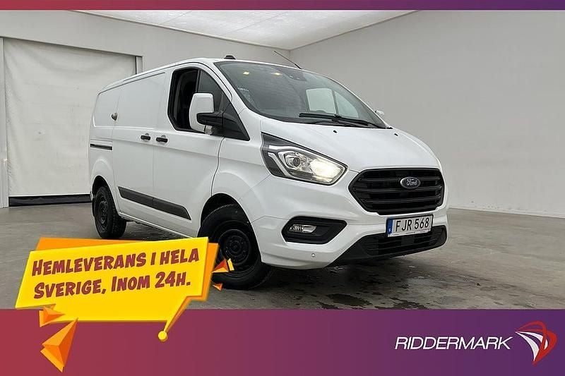 Vit Begagnad 2021 Ford Transit Custom Pickup | 189 800 kr (Bra pris) - Bild 1/3