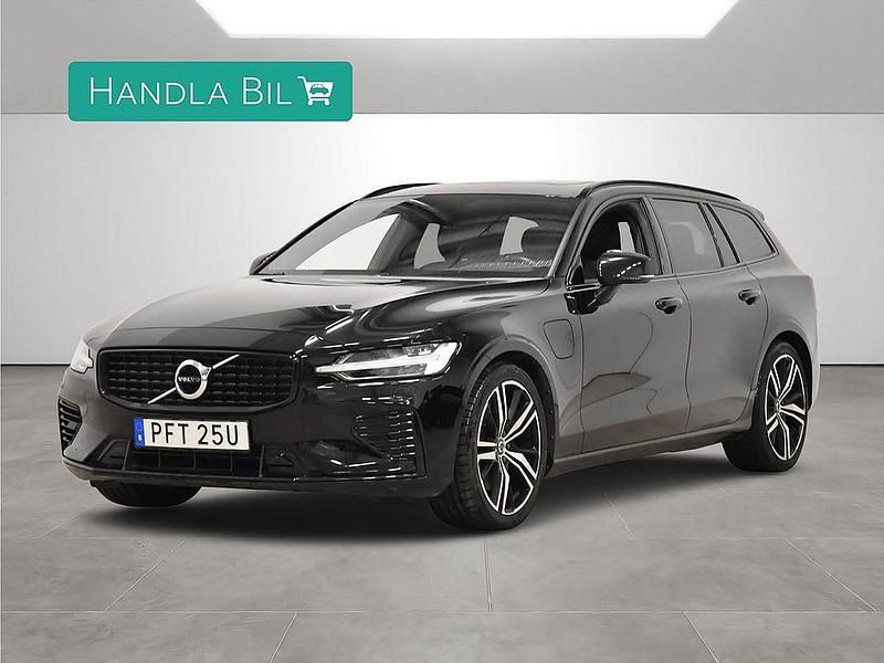 Svart Begagnad 2021 Volvo V60 R-Design Kombi | 349 900 kr (Lite dyr) - Bild 1/4