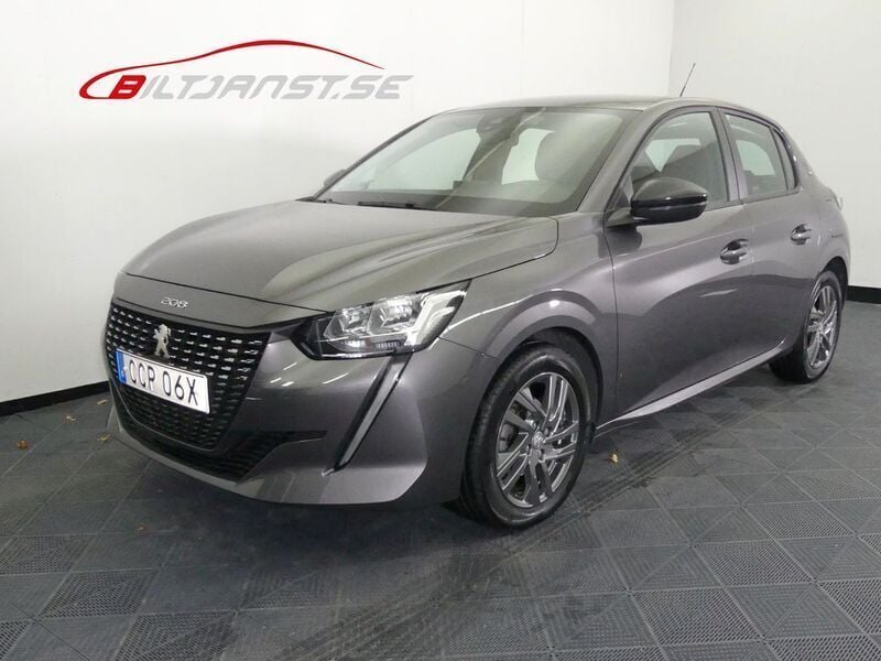 Grå Begagnad 2022 Peugeot 208 Active Halvkombi | 169 900 kr (Marknadspris) - Bild 1/4