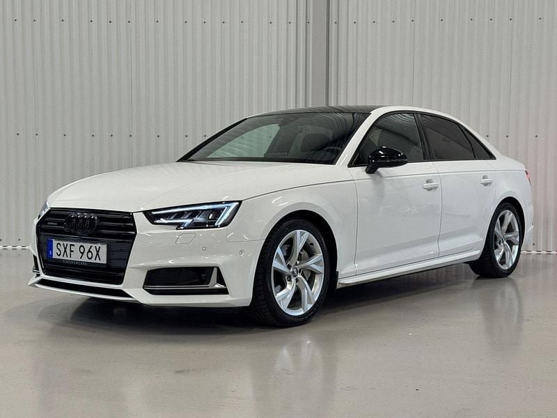 Vit Begagnad 2019 Audi A4 Comfort Sedan | 274 900 kr (Marknadspris) - Bild 1/4