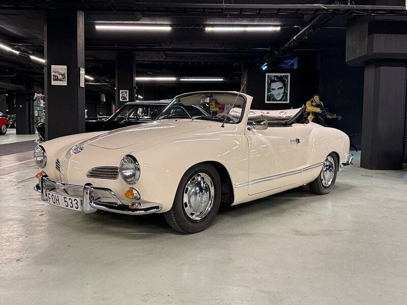 Vit Begagnad 1966 VW Karmann Ghia Karmann Cab | 339 000 kr - Bild 1/4