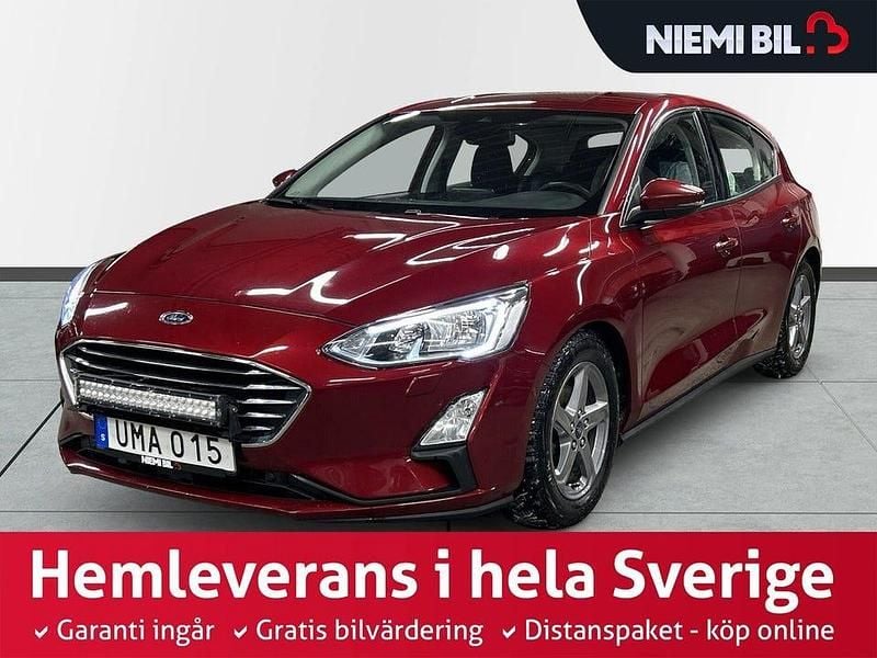 Begagnad Ford Focus Titanium 125 HK (91 kW) 2018 Röd