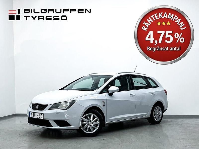Vit Begagnad 2013 Seat Ibiza ST Kombi | 49 900 kr (Marknadspris) - Bild 1/4