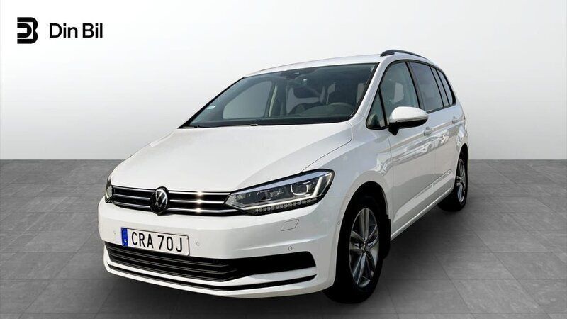 Vit Ny 2024 VW Touran Edition Minibuss | 399 900 kr - Bild 1/4