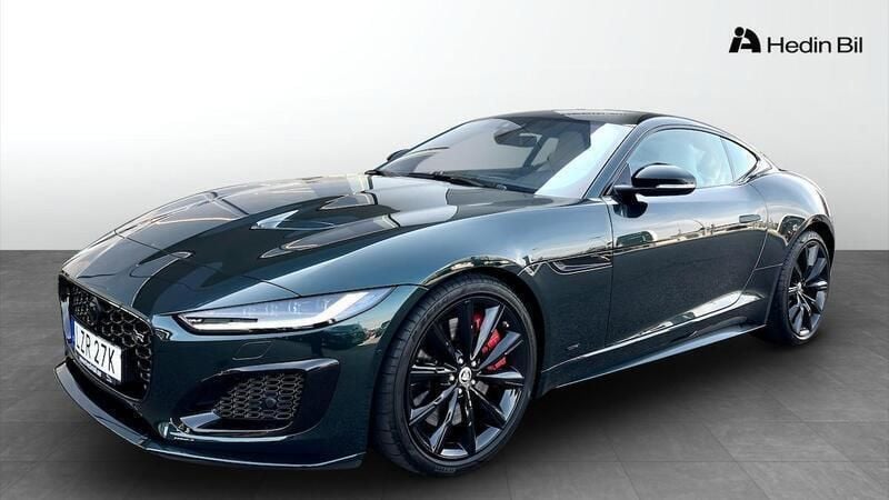 Grön Ny 2024 Jaguar F-Type R Sportkupé | 1 625 000 kr - Bild 1/4