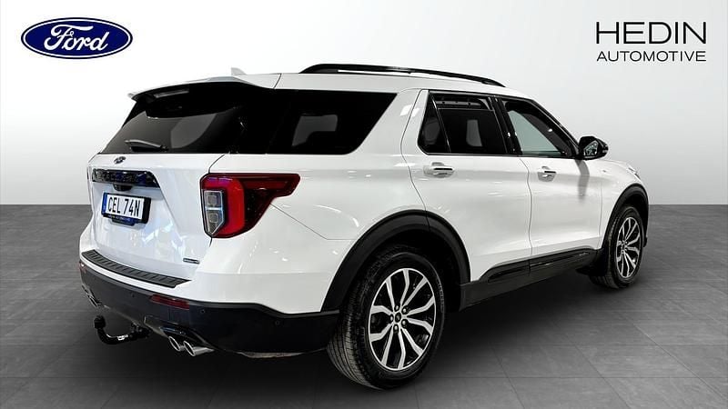 Begagnad Ford Explorer ST-Line 457 HK (336 kW) 2020 Vit SUV