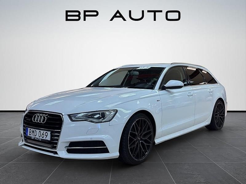 Begagnad Audi A6 S-Line 190 HK (139 kW) 2016 Vit Kombi