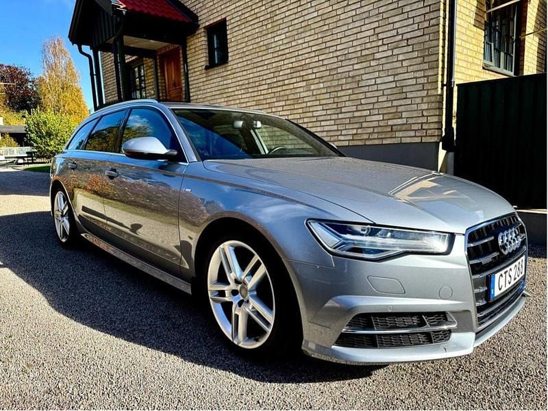 Grå Begagnad 2017 Audi A6 Ambition Kombi | 205 000 kr (Marknadspris) - Bild 1/4