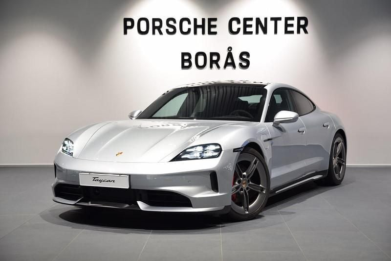 Silver Ny 2025 Porsche Taycan 4S Sedan | 1 649 000 kr - Bild 1/4