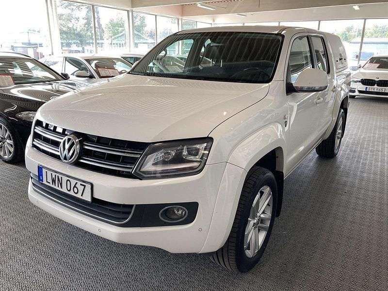 Vit Begagnad 2015 VW Amarok Pickup | 149 000 kr (Bra pris) - Bild 1/4