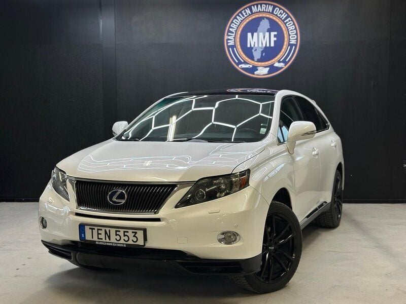 Vit Begagnad 2012 Lexus RX450h Luxury Line SUV | 204 800 kr (Marknadspris) - Bild 1/4