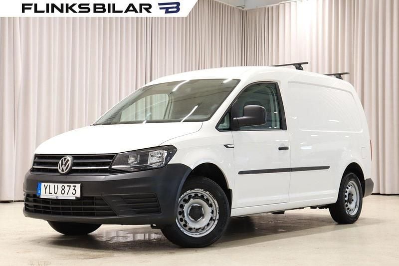 Vit Begagnad 2018 VW Caddy Maxi Minibuss | 149 900 kr (Bra pris) - Bild 1/4