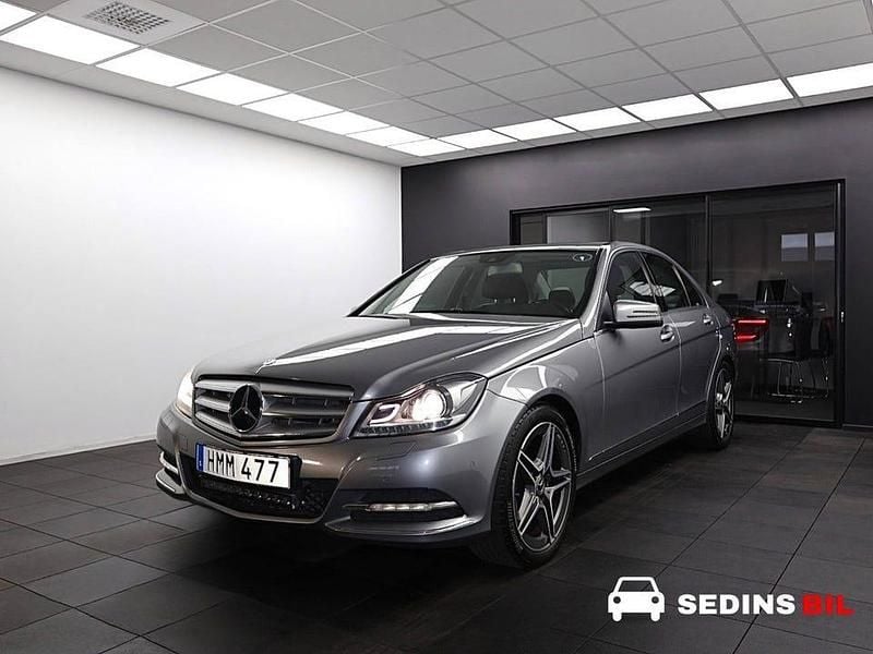 Silver Begagnad 2013 Mercedes C220 Avantgarde Sedan | 129 900 kr (Marknadspris) - Bild 1/4