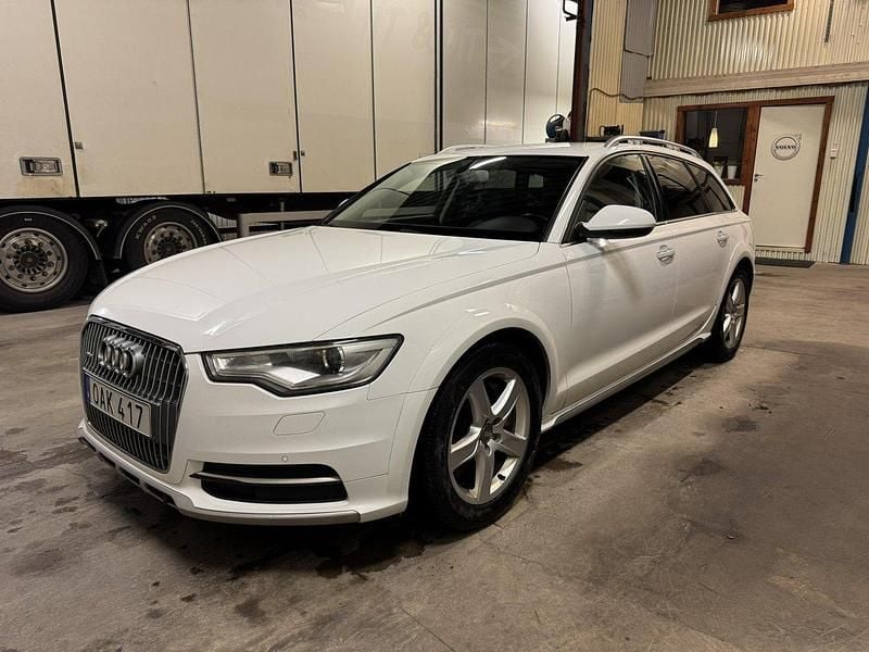 Vit Begagnad 2014 Audi A6 Allroad Comfort Kombi | 200 000 kr (Lite dyr) - Bild 1/4