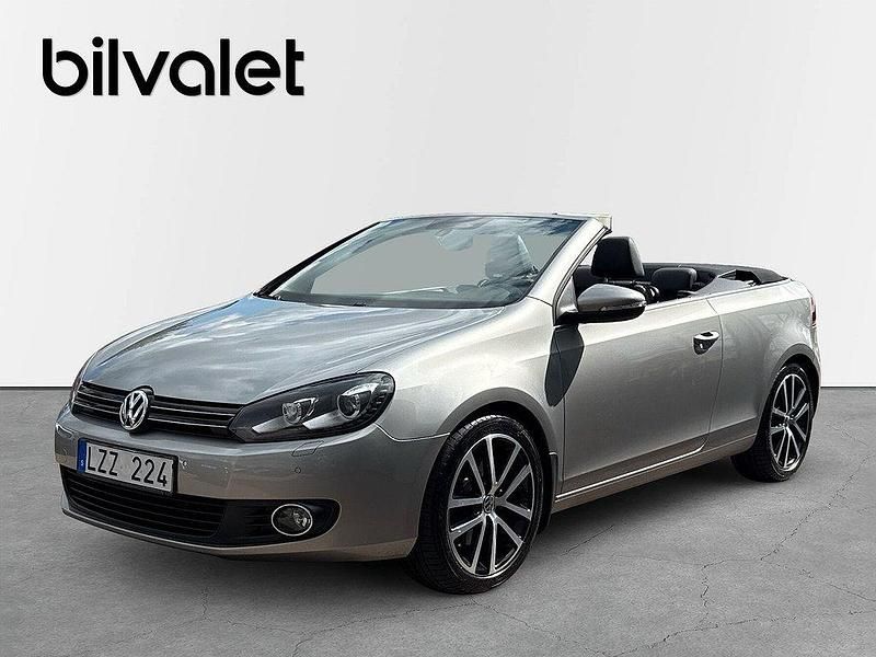 Silver Begagnad 2011 VW Golf Cabriolet Cab | 144 900 kr - Bild 1/4
