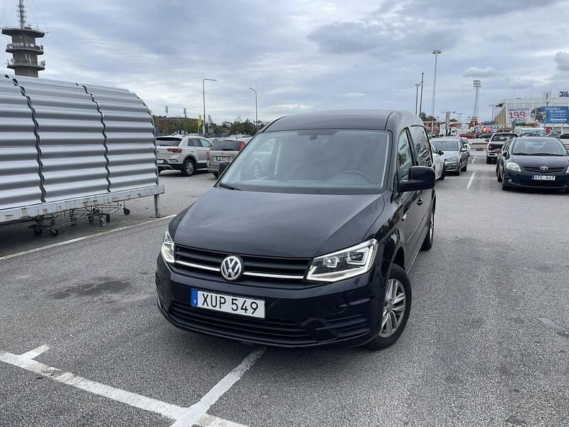 Svart Begagnad 2019 VW Caddy Maxi Minibuss | 147 500 kr (Marknadspris) - Bild 1/4