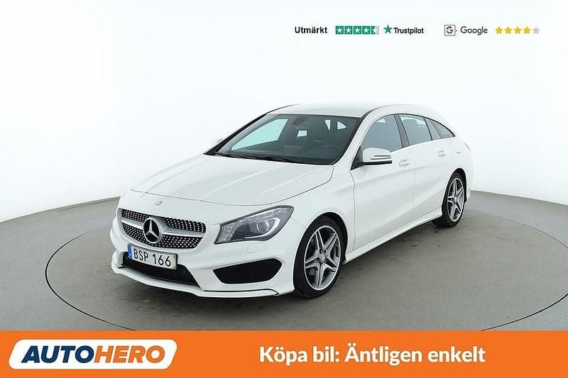 Vit Begagnad 2016 Mercedes CLA200 Shooting Brake AMG line Kombi | 151 000 kr (Superpris) - Bild 1/4