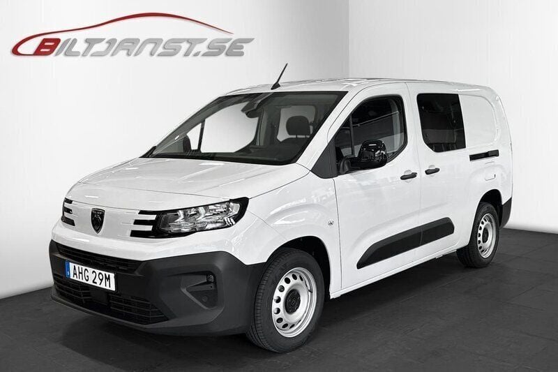 Vit Ny 2025 Peugeot Partner Minibuss | 393 625 kr - Bild 1/4