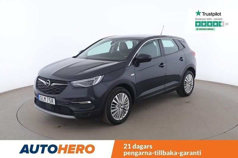Grå Begagnad 2019 Opel Grandland X Dynamic SUV | 162 000 kr (Marknadspris) - Bild 1/4