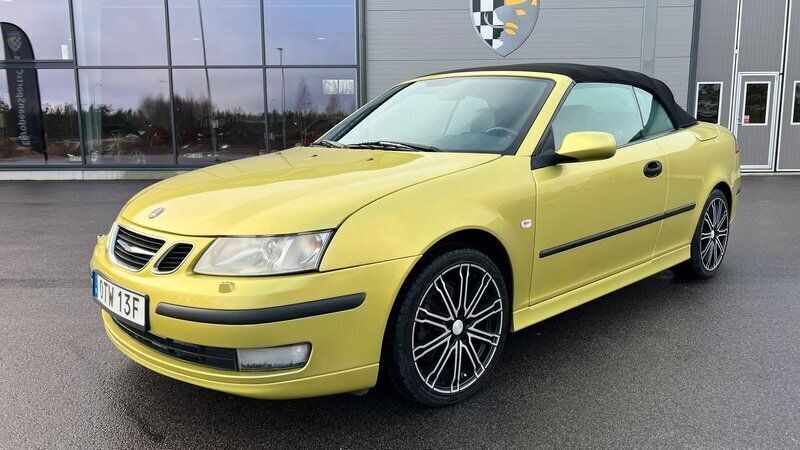 Gul Begagnad 2006 Saab 9-3 Cabriolet Cab | 149 900 kr - Bild 1/4