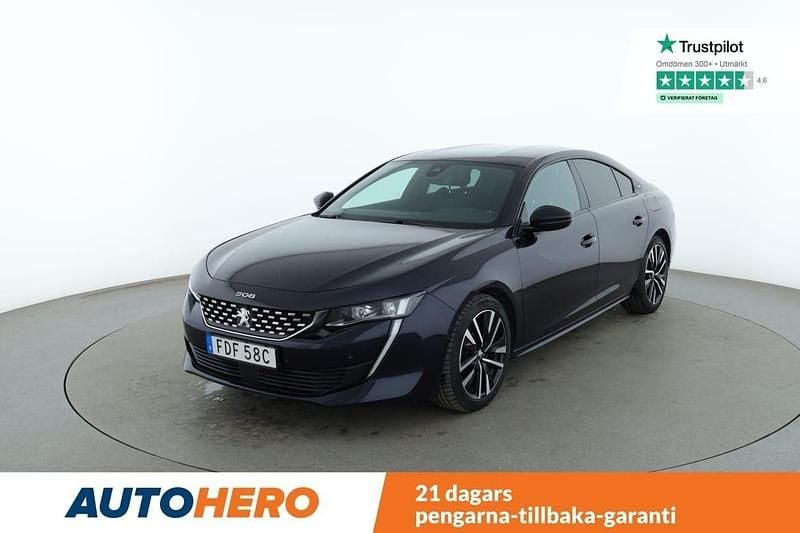 Blå Begagnad 2021 Peugeot 508 GTi Sedan | 240 000 kr (Bra pris) - Bild 1/4
