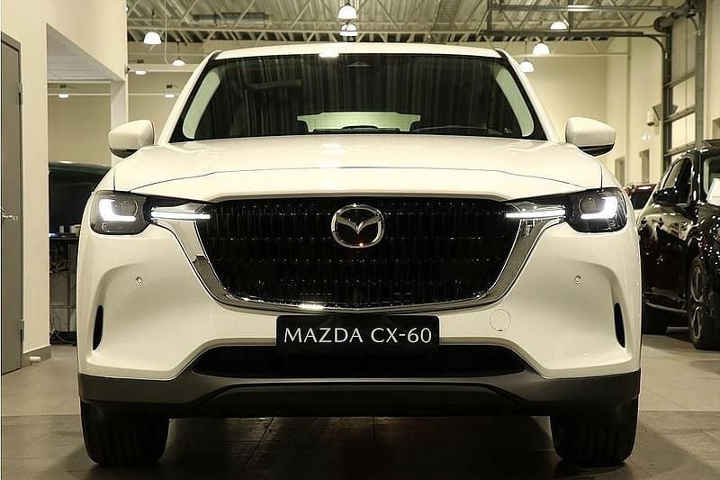 Ny Mazda CX-60 Exclusive-Line 328 HK (241 kW) 2025 Vit SUV