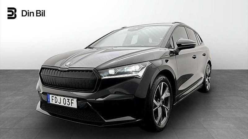 Begagnad Skoda Enyaq iV SportLine 194 kW (265 HK) 2023 Grå (graphite grey metallic) SUV