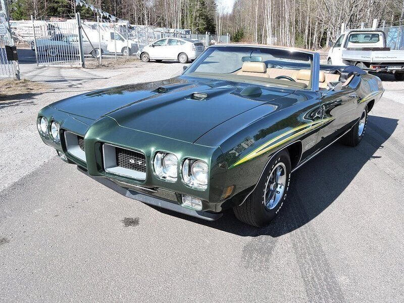 Begagnad Pontiac GTO 350 HK (257 kW) 1970 Pepper green metallic Sportkupé