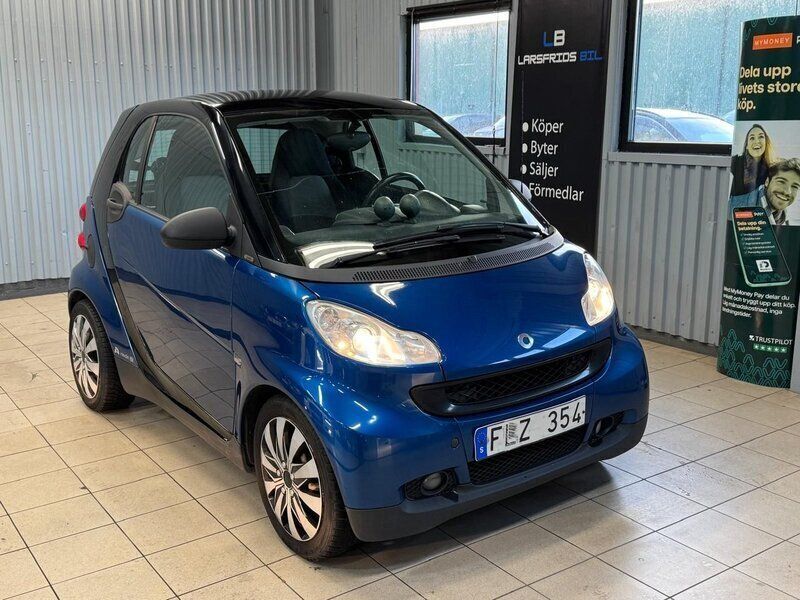 Blå Begagnad 2007 Smart ForTwo Coupé Sportkupé | 29 900 kr (Marknadspris) - Bild 1/4