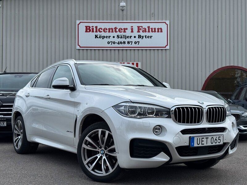 Vit Begagnad 2018 BMW X6 M Sport SUV | 439 900 kr (Lite dyr) - Bild 1/4