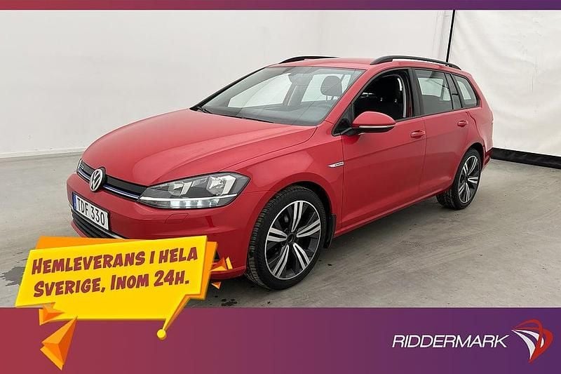 Begagnad VW Golf VII 110 HK (80 kW) 2017 Röd Kombi