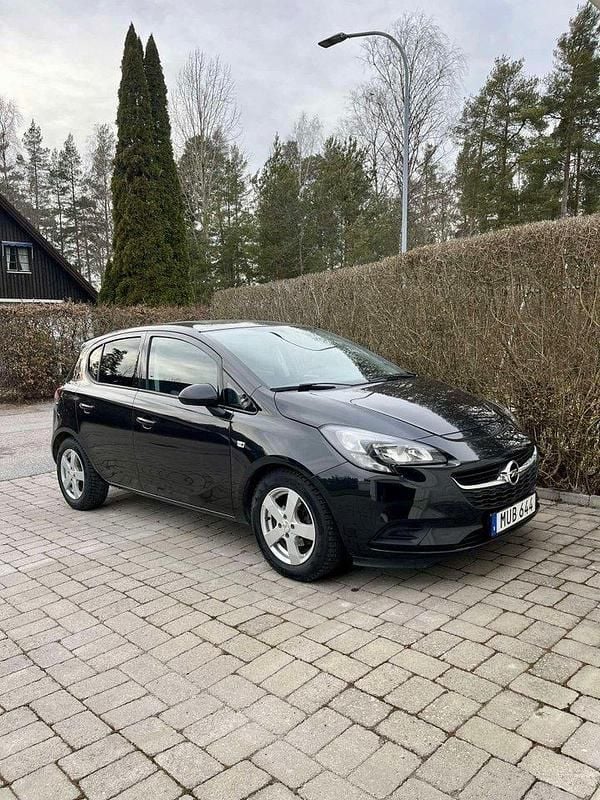 Svart Begagnad 2016 Opel Corsa Enjoy Halvkombi | 62 000 kr (Bra pris) - Bild 1/4