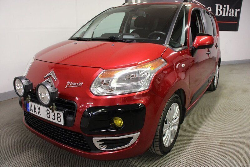 Röd Begagnad 2012 Citroën C3 Picasso Minibuss | 69 900 kr - Bild 1/4