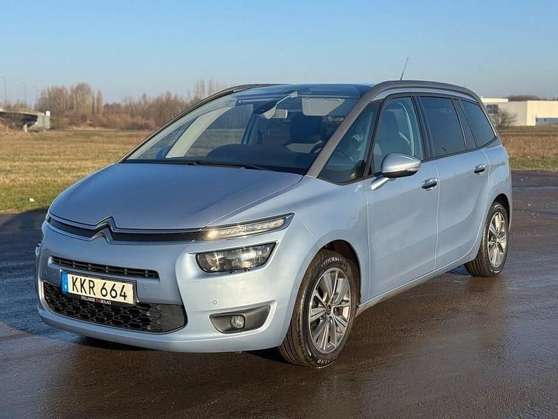 Blå Begagnad 2014 Citroën Grand C4 Picasso Minibuss | 64 500 kr (Marknadspris) - Bild 1/4