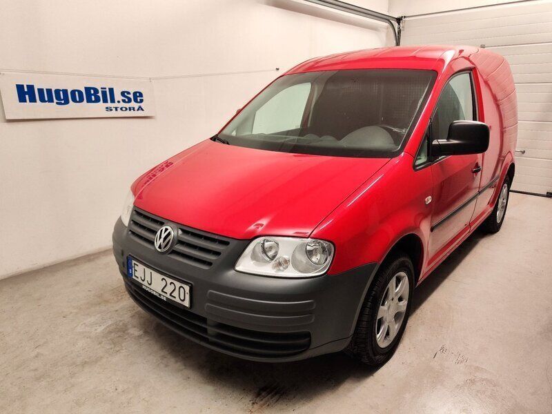 Röd Begagnad 2010 VW Caddy Minibuss | 61 875 kr (Dyr) - Bild 1/4