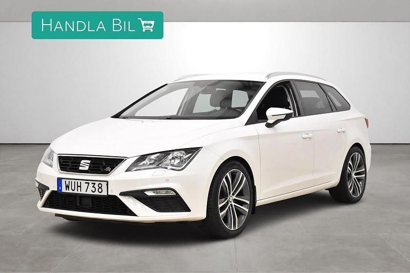 Vit Begagnad 2018 Seat Leon ST Beats Kombi | 139 900 kr (Marknadspris) - Bild 1/4