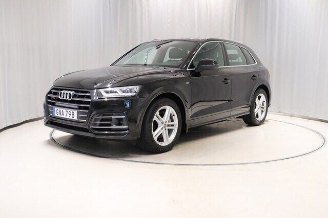 Svart Begagnad 2019 Audi Q5 S-Line SUV | 344 800 kr (Bra pris) - Bild 1/4