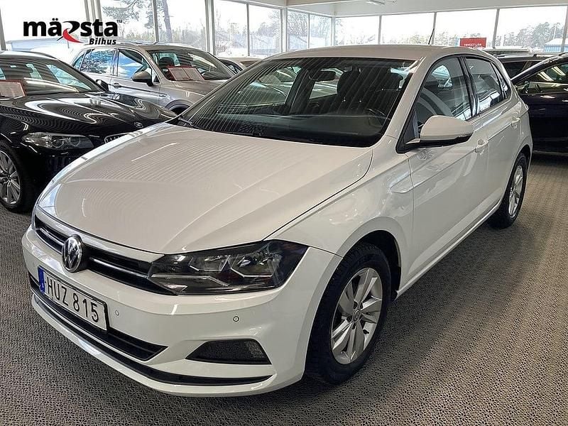 Vit Begagnad 2018 VW Polo Halvkombi | 94 900 kr (Lite dyr) - Bild 1/4