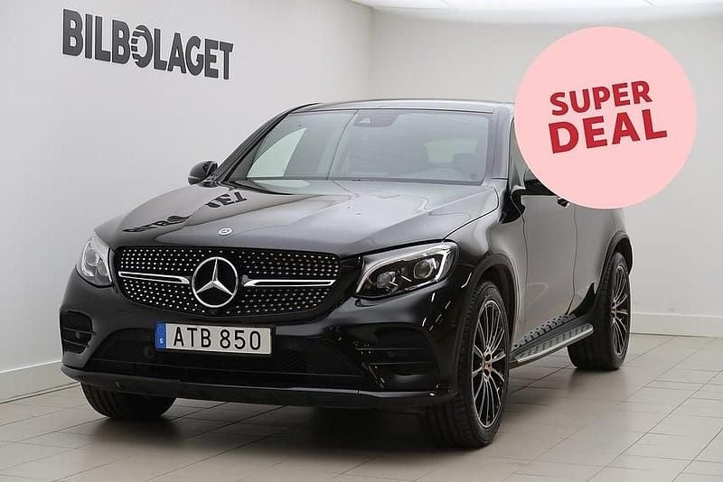 Begagnad Mercedes GLC250 AMG 207 HK (152 kW) 2018 Svart Sportkupé