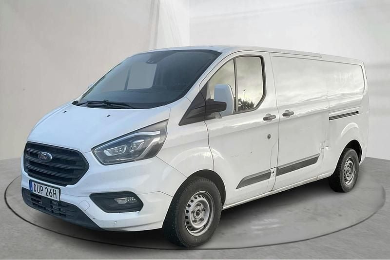 Vit Begagnad 2021 Ford Transit Custom | 169 000 kr (Bra pris) - Bild 1/4