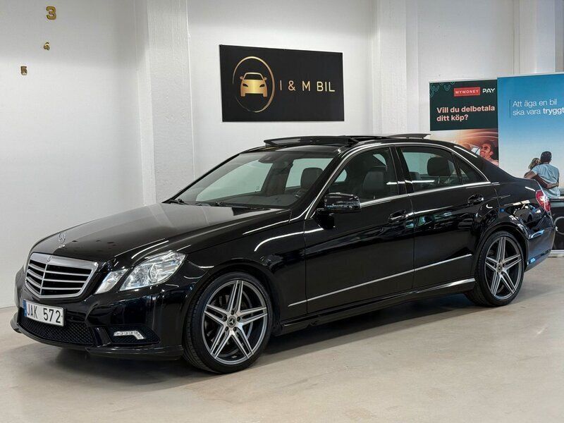 Svart Begagnad 2011 Mercedes E200 AMG Sedan | 129 900 kr (Marknadspris) - Bild 1/4