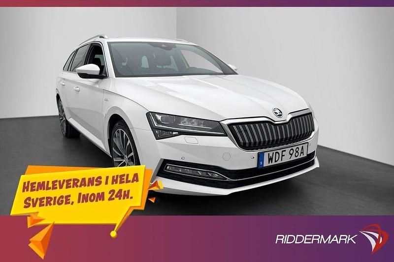 Vit Begagnad 2020 Skoda Superb | 269 800 kr (Lite dyr) - Bild 1/3