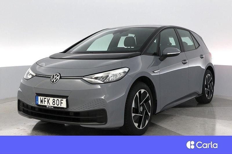 Null Begagnad 2020 VW ID.3 Pro Performance Halvkombi | 219 900 kr (Marknadspris) - Bild 1/4