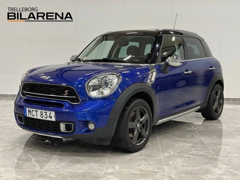 Blå Begagnad 2016 Mini Cooper S Countryman SUV | 149 900 kr (Lite dyr) - Bild 1/4