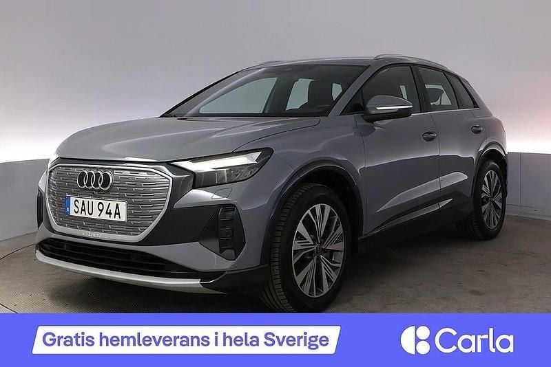 Grå Begagnad 2023 Audi Q4 e-tron Advanced SUV | 394 990 kr (Superpris) - Bild 1/4