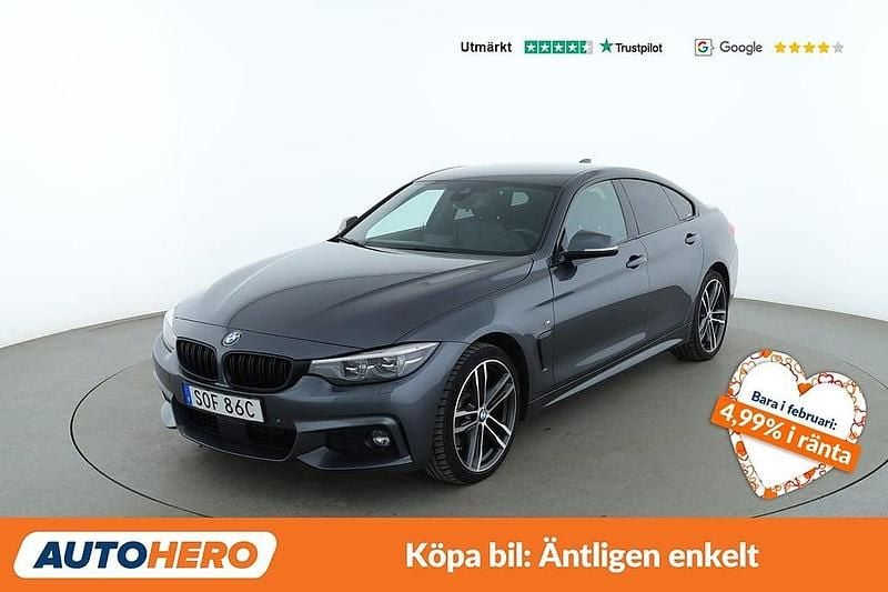 Grå Begagnad 2019 BMW 430 Gran Coupé M Sport Sportkupé | 303 000 kr (Superpris) - Bild 1/4