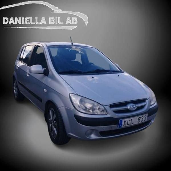 Ljusgrå Begagnad 2005 Hyundai Getz Halvkombi | 19 999 kr (Marknadspris) - Bild 1/4