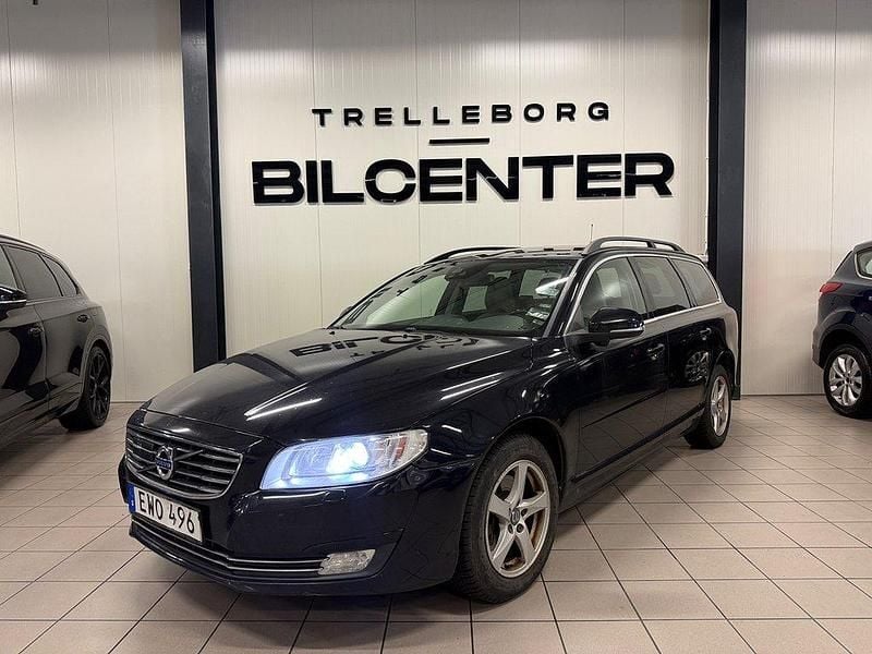 Svart Begagnad 2015 Volvo V70 Momentum Kombi | 79 900 kr (Bra pris) - Bild 1/4